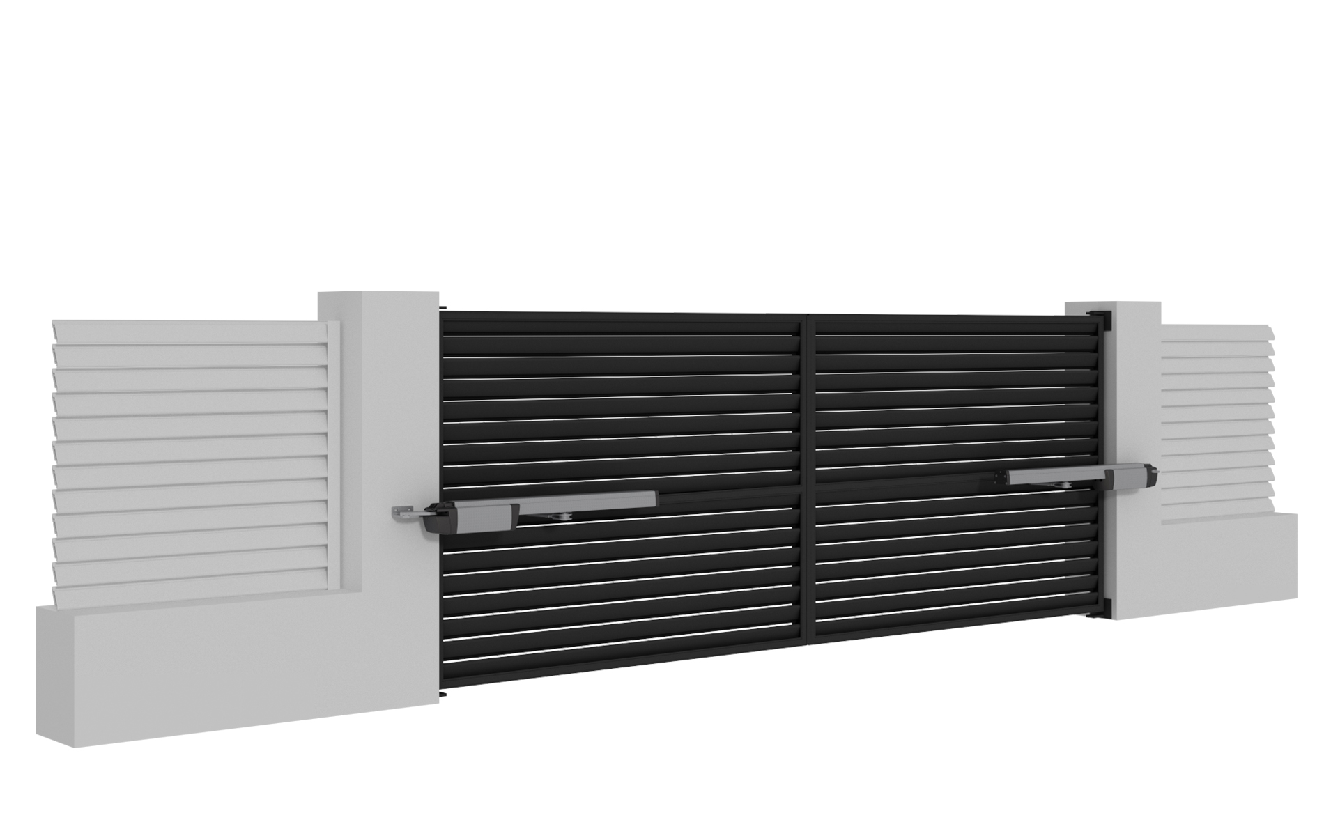 Model křídlové brány