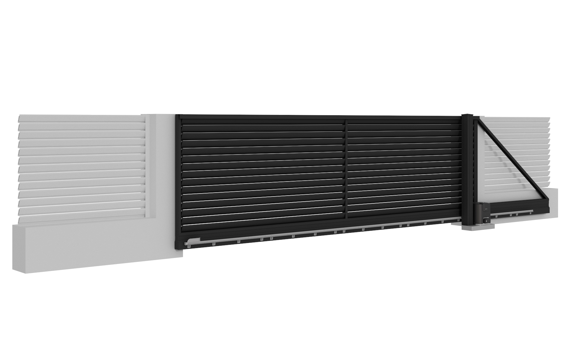 Model samonosné brány